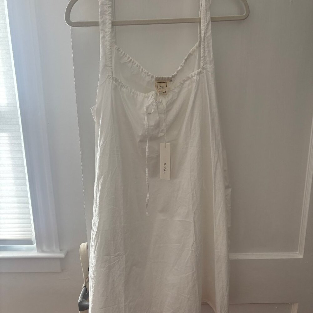 Deiji Studios - The Bow Dress - White, Medium - New with tags